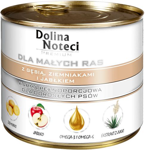 Karma DOLINA NOTECI Premium Gęś Ziemniaki Jabłko (0,18 kg )