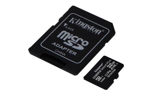 Karta pamięci z adapterem Kingston Canvas Select Plus SDCS2/32GB (32GB; Class 10, Class U1, V10; + a